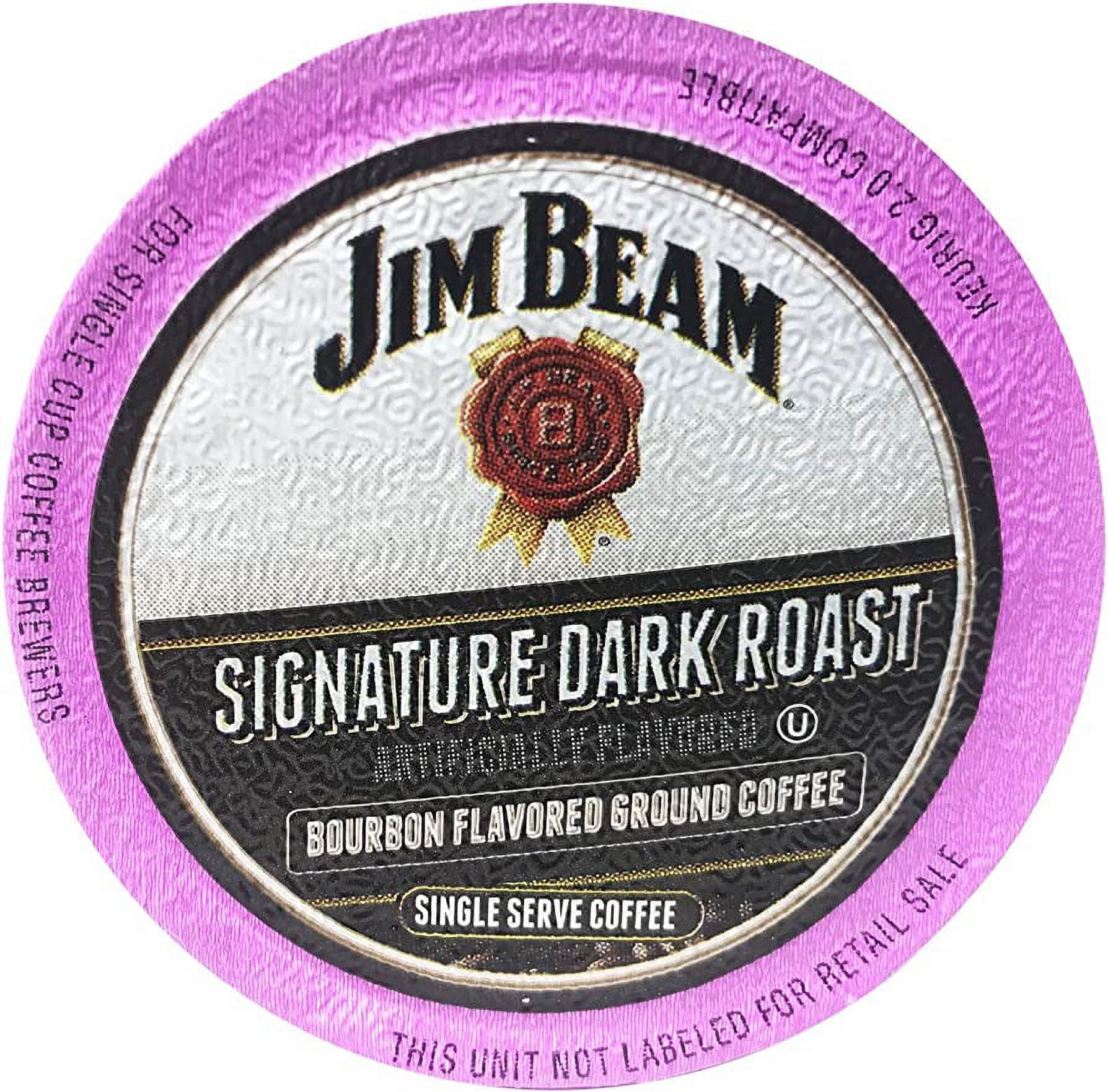 Jim Beam® Signature Dark Roast Bourbon Coffee Pods for Single Serve Coffee Makers 4/18 Count