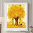 thumbnail image 3 of 2Pcs 30X40cm Round Full Roud Drill Money Tree Fortune Tree Diamond Painting Diamond Painting Wall Decor, 3 of 5
