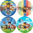 thumbnail image 2 of Fondo de fiesta de Paw Patrol, decoración circular, Chase An Ultimate Rescue, fondo para fotografía de cumpleaños de niños, pancarta decorativa, 2 of 4