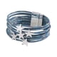 thumbnail image 3 of Pulsera rígida para niña, de aleación, , , ideal para fiestas y como accesorio versátil. Azul multicolor, 3 of 8