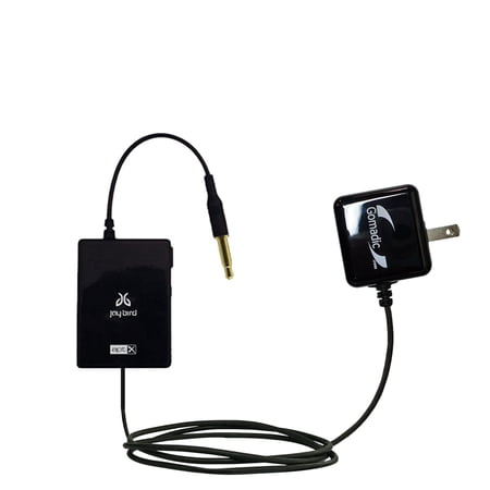 Gomadic Intelligent Compact AC Home Wall Charger suitable for the Jaybird BAU uSport - High output power with a convenient, foldable plug design - Use