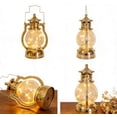 thumbnail image 6 of Plastic LED Flameless Wind Lamp, Compact Hexagonal Small Wind Lamp With Warm Light, Portable Christmas Party Decoration and Night Light That Creates Cozy Atmosphere Without Fire , Clear, 1pcs, 6 of 12