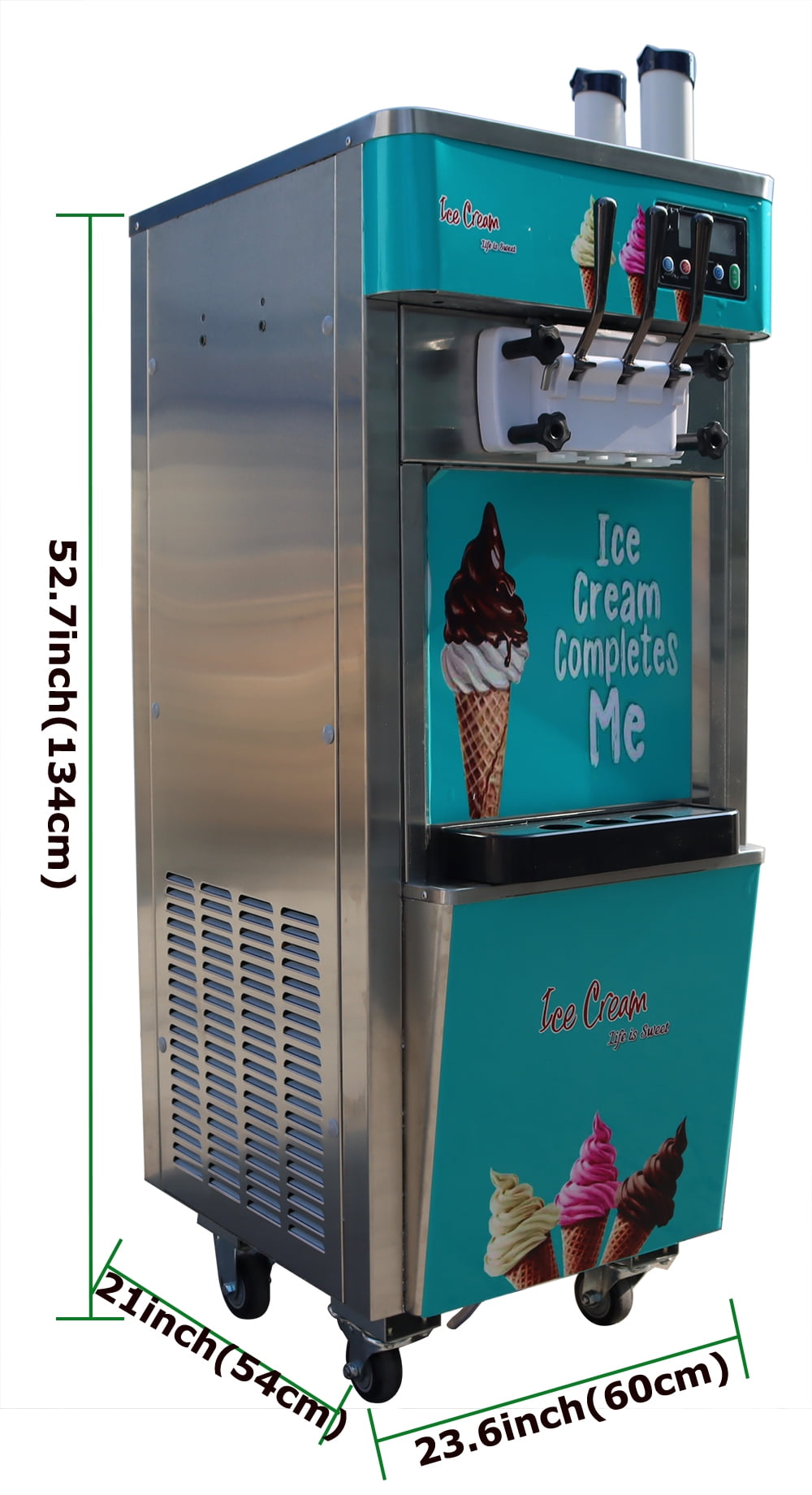 Item#210033 110V Commercial Hard Ice Cream Machine 1 Flavor Frozen Ice Cream Machine