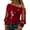 Red, variant on Active Tops Women Casual Summer Tops Hike Long Sleeve Shirt Long Sleeves Women's Graphic Spandex Shirt Women Dry Wick Tee Women Solid Womens Shirts Womens Neck Tops Long Sleeve Red L