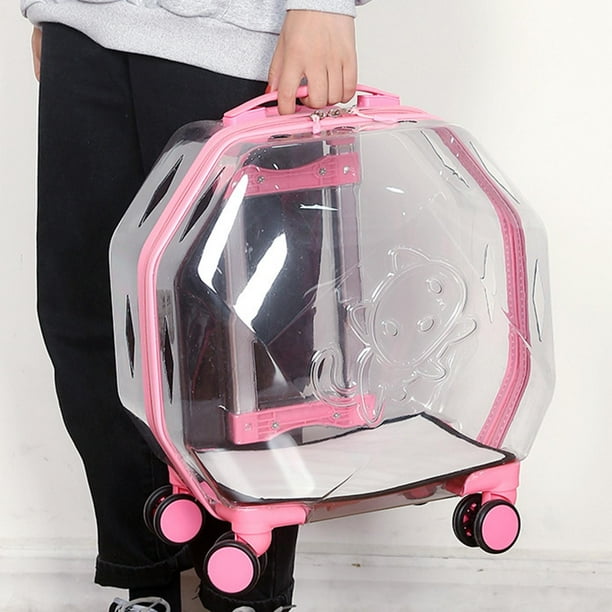 Maleta con Ruedas para Gatos, Mochila para Perros para Cachorros