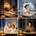 thumbnail image 6 of Lepro LED Desk Lamp with Clamp, 700LM Super Bright Task Light, 5 Color Temperatures 5 Brightness Levels, 360° Adjustable Gooseneck, Eye-Caring Dimmable Office Lamp for Home, Study & Workbench, Black, 6 of 9