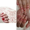 thumbnail image 3 of lanema Valentines Day Nail Sticker Love Heart Nail Decals Valentine’s Day Nail Supplies, 3 of 7