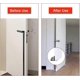 thumbnail image 5 of Yzfei Door Stops, Set of 4 Stainless Steel Door Stops and Stoppers with Rubber Bumpers, Adhesive Door Stop O[R, 5 of 5