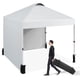 thumbnail image 1 of Garvee carpa plegable instantánea 10x10 con 2 paredes laterales y techo ventilado, impermeable y con sombra solar, incluye bolsa con ruedas para jardín, camping y eventos, 1 of 8