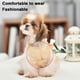 thumbnail image 4 of Traje navideño de lujo con bordado para perro, vestido para perro, disfraz ligero de terciopelo para cachorro, cuello alto, ropa para niña, color amarillo L, 4 of 6