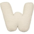 thumbnail image 7 of Letter Plush Pillow, Letter Hugging Throw Pillows, Decorative Throw Pillows for Bed Couch, Letter Pillows English Alphabet A to Z for Sofa Bedroom Living Room (W), 7 of 7