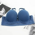 thumbnail image 5 of Hrsba Womens Plus Size Bra,Women's Solid Color Bra With Large Chest And Steel Ring Plus Size Lingerie Sexy Gathering Bra Lingerie,Womens Casual Summer Bra,Womens Bra, 5 of 5