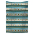 thumbnail image 3 of Ambesonne Afghan Tablecloth Rectangular Table Cover, Rhombuses and Stripes, 60"x84", Multicolor, 3 of 4