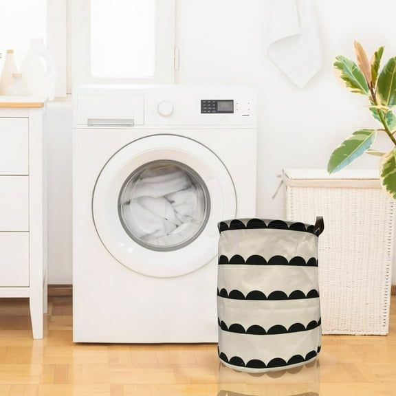 AZXY Laundry Basket,Fabric Collapsible Laundry Basket Tall,Large Dirty Clothes Hamper for Kids with Handles,Foldable Baby Laundry Baskets and Hampers for Bedroom Bathroom Toys
