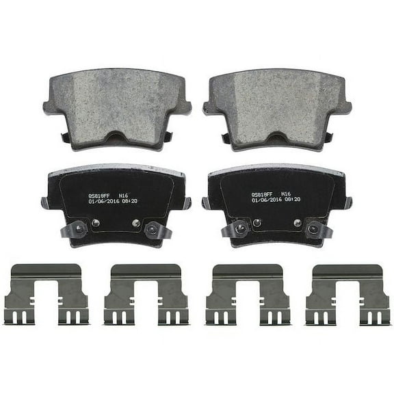 Rear Brake Pad Set - Compatible with 2006 - 2020 Dodge Charger 2007 2008 2009 2010 2011 2012 2013 2014 2015 2016 2017 2018 2019