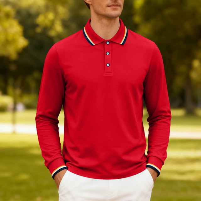 pstuiky Camisas casuales de manga larga para hombre, Camisa de manga larga con solapa y botones para hombre, de color liso tops de invierno para hombre s