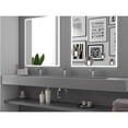 thumbnail image 6 of Castello USA Inc Pyramid 84" Solid Surface Manmade Stone Bathroom Sink in Gray, 6 of 6