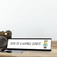 thumbnail image 3 of Desk of a Humble Genius, Stick People Desk Sign, Novelty Nameplate (2 x 8"), 3 of 3