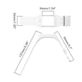 thumbnail image 4 of Replacement Bands Silicone Watch Bands Silicone Watch Bands Replacement Bands Soft Comfortable Quick Release Straps Compatible For  M600, 4 of 8