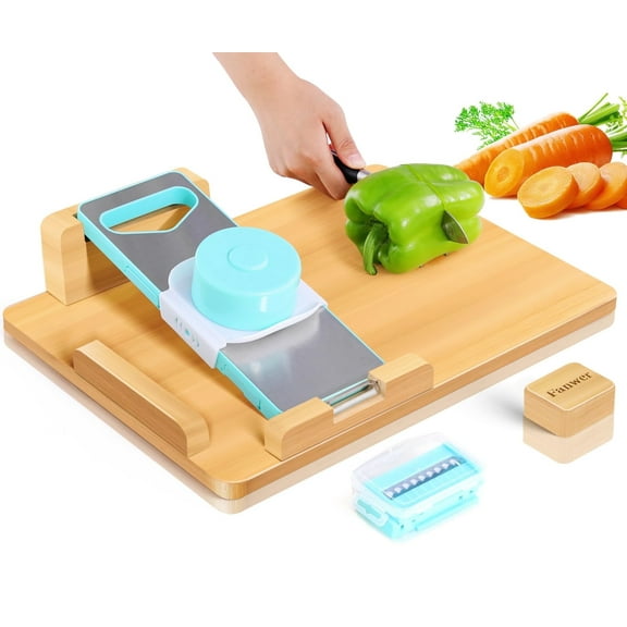 Fanwer Adaptive Kitchen Equipment Woodiness Anti-Slip Cutting Board, 15.98" x 2" x 13.98"
