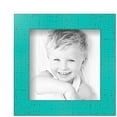 thumbnail image 2 of ArtToFrames 5" x 5" Aqua Picture Frame, 5x5 inch Green Wood Poster Frame (WOM-5186),  Pack, 2 of 7