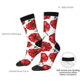 thumbnail image 4 of Fuzoiu Hand Drawn Tomatoes Print Athletic Crew Socks for Men & Women,Casual Crew Socks,Above Ankle Crew Socks for Business, Casual, 4 of 6