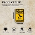 thumbnail image 2 of BTFSigns 15" x 21" Aluminum Duck Crossing Signs, Slow Down Sign For Yard,Funny Traffic Sign Wall Decor Rust-Resistant, Easy to Install, Ideal for Streets, Driveways, Wall Art and Outdoor Decor, 2 of 5