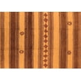 thumbnail image 1 of Ahgly Company Indoor Rectangle Southwestern Orange Country Area Rugs, 7' x 9', 1 of 4