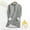 Gray, variant on Womens Fleece Sweatshirt Oversized Jacket Casual Jumper Loose Long Sleeve Coat Winter Sweatshirt Warm Fuzzy Fluffy Zip Tops Pullover Green XXL
