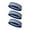 BLUE / SILVER / WHITE, variant on Couver Unisex Terry Striped Basketball Headband Sweatband, Purple/Gold, 3 Pieces