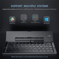 thumbnail image 4 of Teclado para teléfono móvil plegable con Bluetooth BOW, teclado de bolsillo inalámbrico recargable para iPhone, Samsung, teléfonos y tabletas, 4 of 5