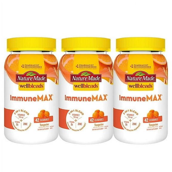 nature made wellblends immunemax gummies 3 in 1 blend 3 pk