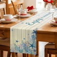 thumbnail image 5 of Teal Blue Starfish Coastal Table Runner 72 Inches, Nautical Coral Ocean Wooden Bed Runner Dresser Scarves Tabletop for Indoor Outdoor Parties/Ceremony/Banquet, 16" x 72", 5 of 9