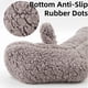 thumbnail image 3 of Guardurnaity Calcetines antideslizantes divertidos y bonitos para mujer, pantuflas cómodas para la piel, multifuncionales para dormir. Medias NEGRO, 3 of 6