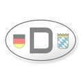 thumbnail image 1 of CafePress - Germany Car Sticker (Bayern Variant) - Sticker (Oval), 1 of 1