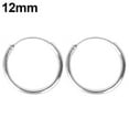 thumbnail image 2 of Jiaroswwei 1Pair Unisex Silver Plated Earrings Circle Hoop Rings Lip Nose Ear Studs Piercing, 2 of 7