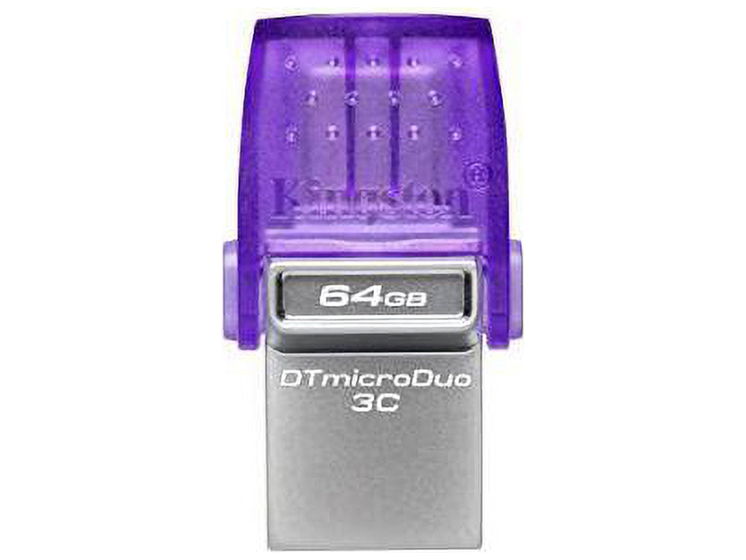 Kingston 64GB DataTraveler microDuo 3C USB Flash Drive USB Type-C and Type-A Flash Drive