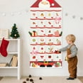 thumbnail image 6 of Xugoox Christmas Advent Calendar with Pocket, Wall Hanging Bag for Home Christmas Countdown Decoration, Christmas Decoration (Red), 6 of 8