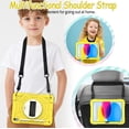 thumbnail image 5 of BMOUO Case for iPad 11th Generation (A16) 11 Inch 2025 / iPad 10th Generation 10.9" 2022 Protective Case with Screen Protector 360°Rotating Stand and Hand / Shoulder Strap, Yellow, 5 of 8