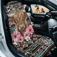 thumbnail image 2 of Xixirimido Car Seat Towel Covers Car Accessories Athletic Running Towel Post Workout Sweatproof Washable Bucket Seat Cover Non Slip for Outdoor Sport, Aztec Tribal Highland Cattle Hibiscus, 2 of 8