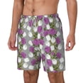 thumbnail image 2 of Uemuo Rose Flowers Pattern Mens Swim Trunks Quick Dry Board Shorts with Mesh Lining, Stretch Beach Shorts Quick Dry No-Chafing Board Shorts-3X-Large, 2 of 9