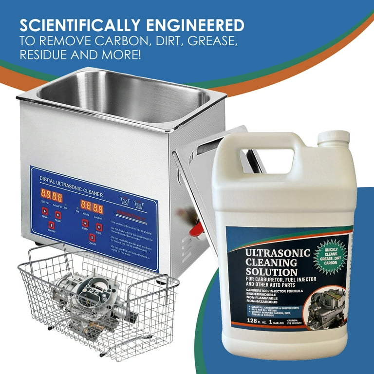 Carburettor & Machine Parts Ultrasonic Cleaning Fluid 1L Cleaning Solution
