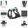 thumbnail image 3 of Vsdgher Horse And Flower Pattern Dog Harness,No Pull Pet Harness with Soft Padded Handle,Adjustable Reflective Vest with 2 Buckles,4 Slide Buckles,S-XL X-Large, 3 of 4