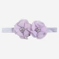 thumbnail image 4 of Odeerbi Baby Girls Elastics Hair Bows Headband Toddler Cute Bowknot Flower Headdress Solid Color Hair Accessories Purple, 4 of 4