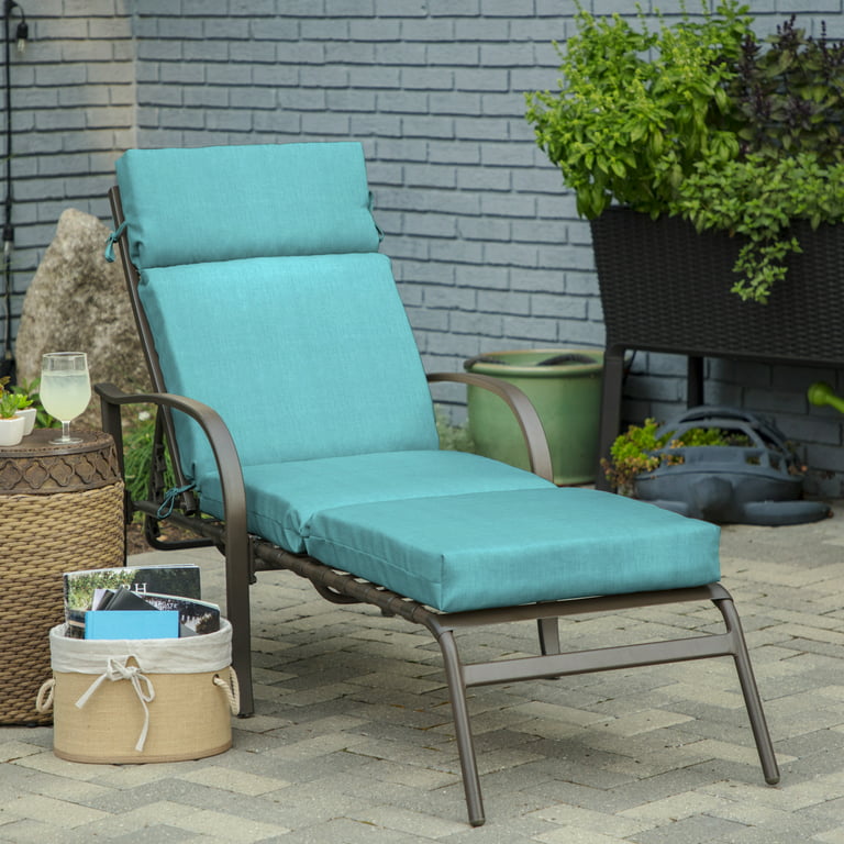 Lot de 4 assises déhoussables coloris turquoise - Dim : 47 x 47 x 5cm -  Achat/Vente coussin chaise de jardin pas cher 