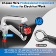 thumbnail image 2 of Fabulas 4Pcs Electrical Disconnect Pliers, 60 Degree Straight Electrical Connector Pliers, Separator Pliers for Electrical Wiring, Plug Disconnect Pliers Set Rapid Automotive System Removal Tool, 2 of 7