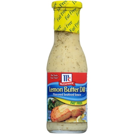 Lemon Roasted Sauce - (2 Pack) McCormick Golden Dipt Lemon Butter Dill Fat Free Seafood Sauce, 8.7 fl oz