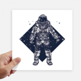thumbnail image 1 of Astronaut Stars Universe Art Pattern Sticker Tags Wall Picture Laptop Decal Self adhesive, 1 of 1