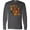 Charcoal Grey, variant on Inktastic Thanksgiving Gobble Time Turkey Long Sleeve T-Shirt