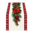 thumbnail image 2 of Antqov Christmas Table Runner, 13x72" Winter Xmas Holiday Table Runners Washable Seasonally Christmas Tablecloth for Home Kitchen Dining Party Decor, 2 of 6